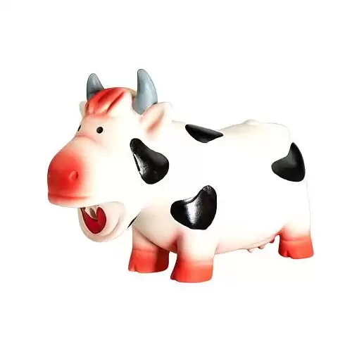 Kravička se zvukem, latex 20 cm, HipHop Dog