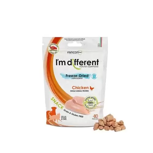 I´M DIFFERENT SNACK kuře - mrazem sušený pamlsek, 40 g
