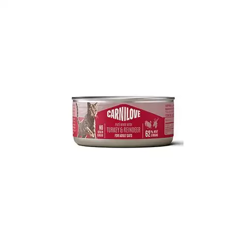 Carnilove Cat Can Paté Turkey & Reindeer 100g
