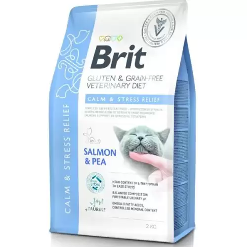  Brit Veterinary Diets Cat  Calm & Stress Relief 2 kg
