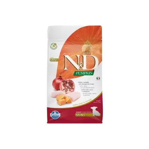 N&D Pumpkin DOG Puppy Mini Chicken & Pomegranate 800g