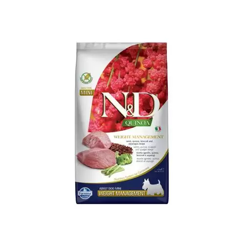 N&D Quinoa DOG Weight Management Lamb Adult Mini 800g
