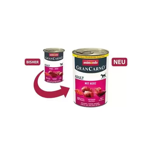 GRANCARNO Adult - se srdcem 400 g