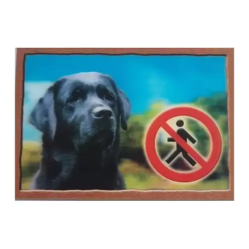 Cedulka 3D PSI, Labradorský retrivr (černý) 