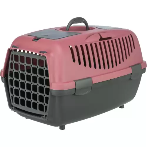 Transportní box CAPRI II, XS-S: 37x34x55cm (max. 8kg), tmavě šedá/starorůžová