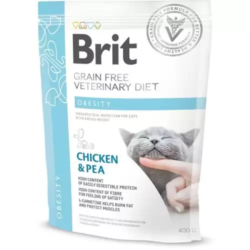  Brit Veterinary Diets Cat Obesity 400 g