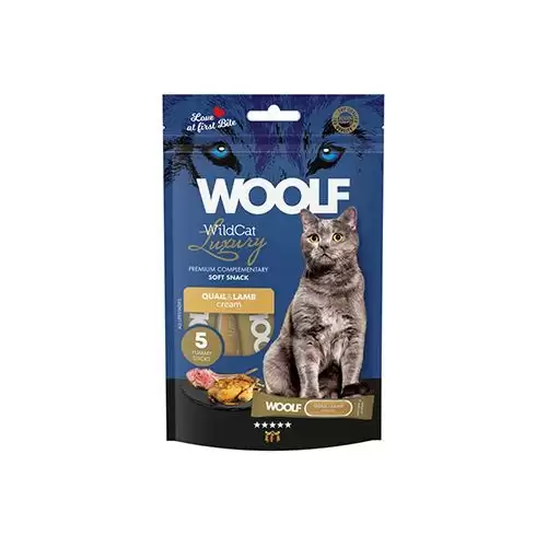 WOOLF WildCat Cream Luxury Quail&Lamb 5x14g