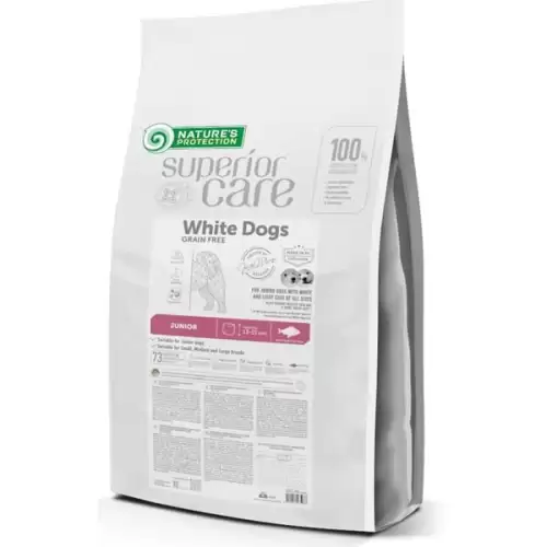  Nature's Protection Superior Care Dog Dry White Dogs Junior GF White Fish 10 kg