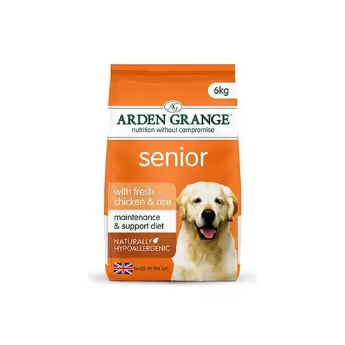 Arden Grange Dog Senior with fresh Chicken&Rice 6kg