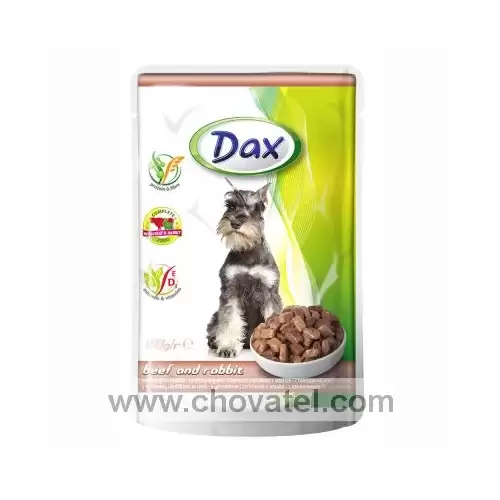 Dax pes kapsa hovězí + králík 100g