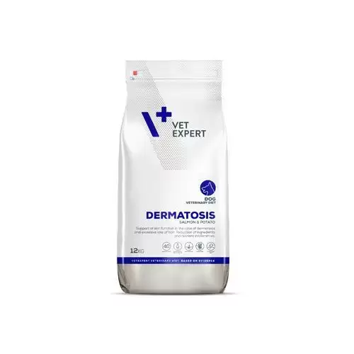 VetExpert VD 4T Dermatosis Dog Salmon&Potato 12kg