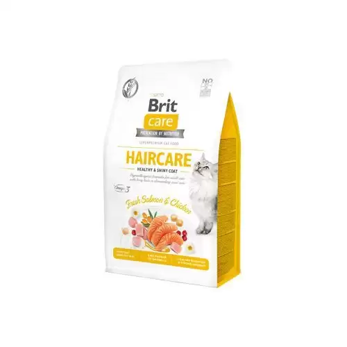Brit Care Cat GF Haircare Healthy&Shiny Coat 0,4kg