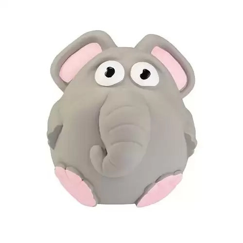 Slon s reálným zvukem 11 cm, latex, HipHop Dog