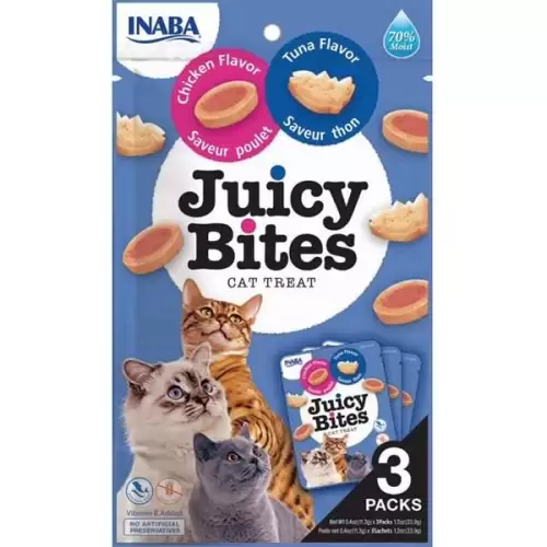  Inaba Juicy Bites cat snack kuře a tuňák
