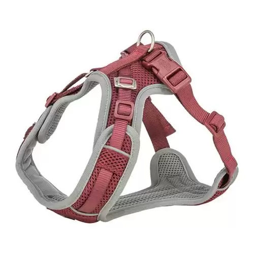 FlexMesh Premium postroj, široký střih, sangria S-M: 48-69 cm/ 20 mm