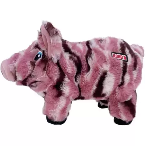 Hračka plyš KONG Low Stuff Stripes Pig M