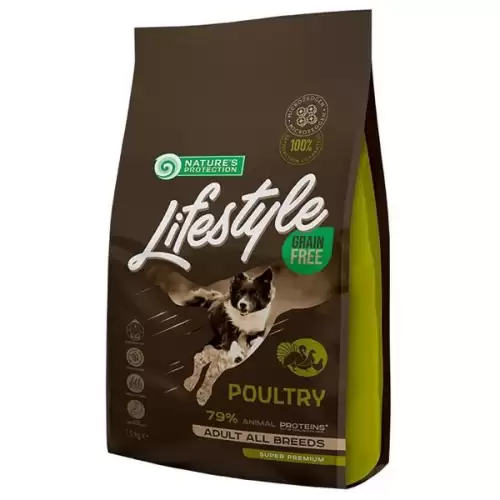  Nature's Protection Dog Dry LifeStyle GF Poultry 1,5 kg