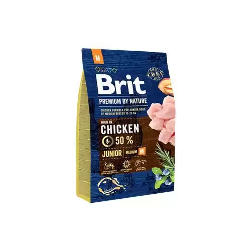 Brit Premium Dog by Nature Junior M 3kg