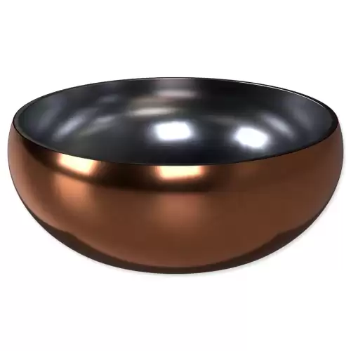 Miska Dog Fantasy s dvojitou stěnou rosegold 18cm, 1200ml 