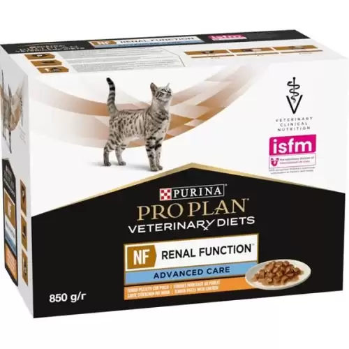  Purina PPVD Feline - NF Renal Advanced Care Chicken kapsička 10x85 g