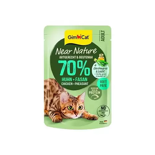 GimCat Near Nature kapsa kuře&bažant 85g