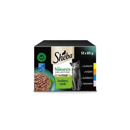 Sheba kapsa Nature's Collection mix výběr 12x85g