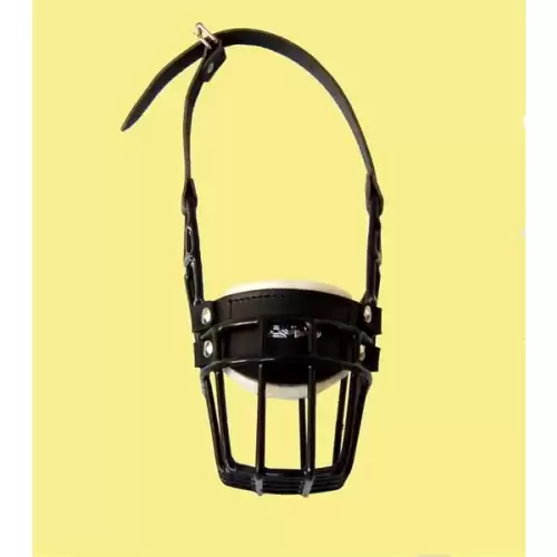  Náhubek kovový Něm.ovčák,Malamut - fena, gumoplast 110 x 140 x 115 mm