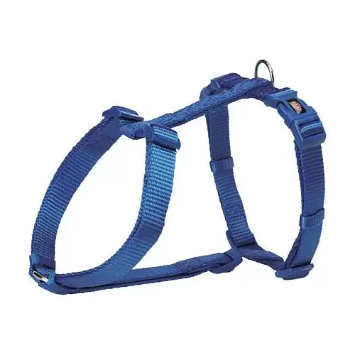 H-postroj PREMIUM - královská modrá XS-S:hruď:30-44cm/10mm
