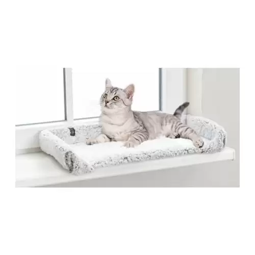 Podložka CALIDA na parapet 60 x 25 cm, s tepelně reflexní vložkou, bílo-šedá