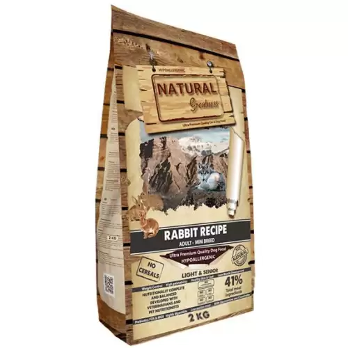 Natural Greatness Rabbit Recipe Mini Adult & Senior & Light /králík/ 2 kg