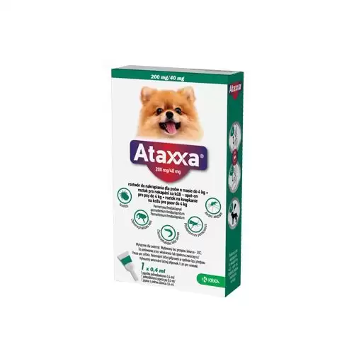 Ataxxa Spot-on Dog S 200mg/40mg 1x0,4ml