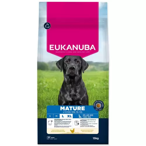 Krmivo EUKANUBA Mature Large rich in fresh chicken 15kg