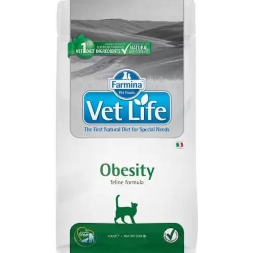  Vet Life Natural Feline Obesity 400 g
