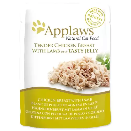 Kapsička Applaws Cat kuře s jehněčím v želé 70g