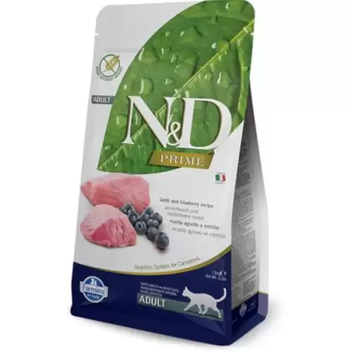  N&D PRIME Cat GF Lamb & Blueberry Adult 10 kg