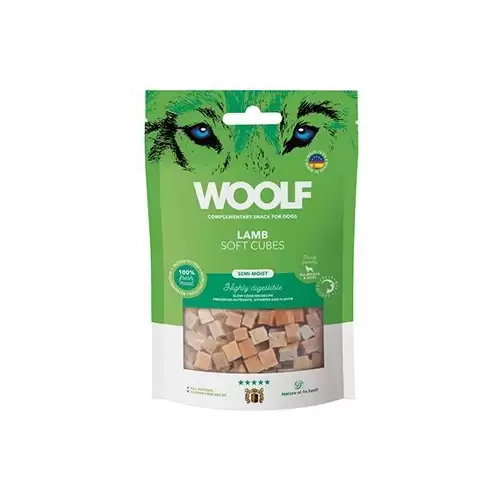 WOOLF Cubes poch. Soft Lamb 100g