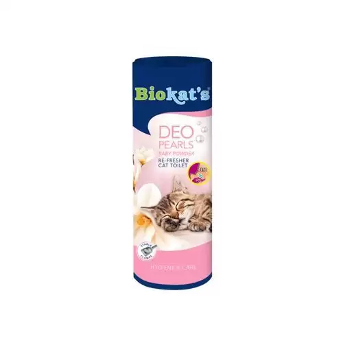 Biokat's osvěžovač WC Deo Pearls baby powder 700g
