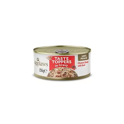 Applaws Dog konz. Toppers Gravy kuře s hovězím 156g