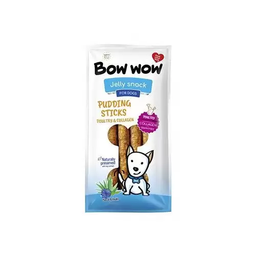 Bow wow poch. Klobásy s drůbežím masem a kolagenem 6ks