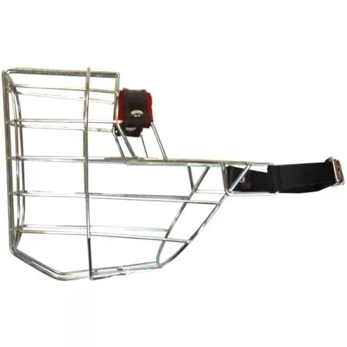  Náhubek kovový Německý ovčák - fena, chrom 110 x 140 x 115 mm