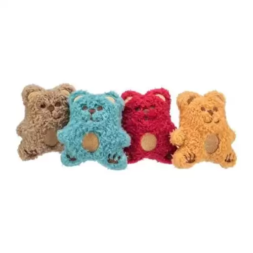 Mini medvídek s catnipem, 8 cm, plyš, různé barvy