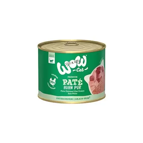 WOW Cat konz. Adult Paté PUR kuře 200g