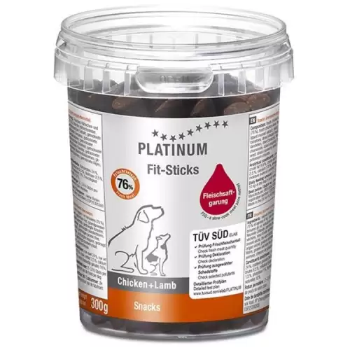  Platinum Dog Snack Fit-stick chicken&lamb 300 g