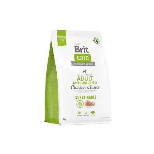 Brit Care Dog Sustainable Adult Medium Breed 3kg