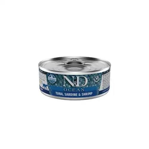 N&D CAT OCEAN Adult Tuna & Sardine & Shrimps 70g