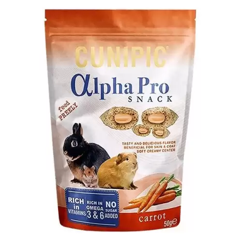  Cunipic Alpha Pro Snack Carrot - mrkev 50 g