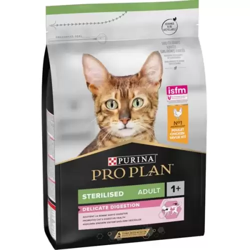  Pro Plan Cat Adult Sterilised Delicate Digestion kuře 3 kg 