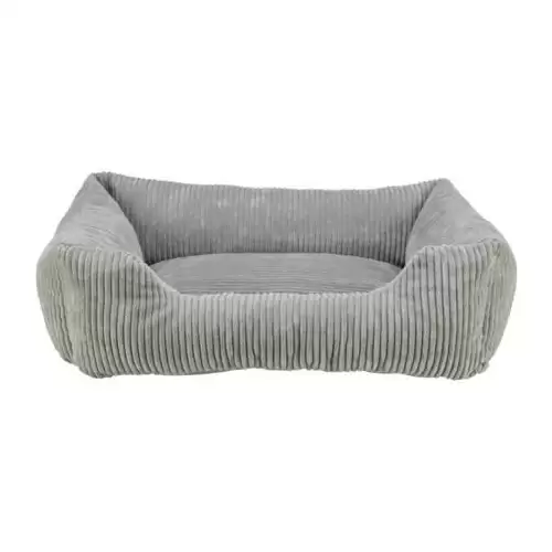 Vital Bed JONNA ortopedický obdélníkový pelech, manšestrový plyš, šedá 100 x 70 cm