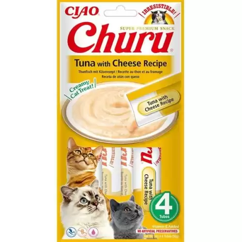  Inaba Churu cat snack tuňák & sýr 4x 14g