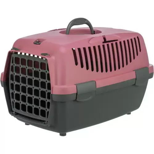 Transportní box CAPRI I, XS: 32x31x48cm (max. 6kg), tmavě šedá/starorůžová